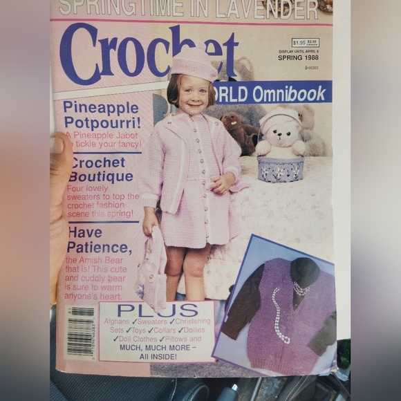 Vintage Crochet World Omnibook Magazine Spring 1988 - Picture 1 of 7
